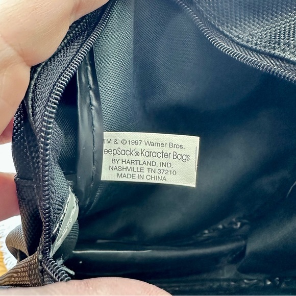 Vintage 1997 Tweety Bird Mini Backpack KeepSack Karacter Bags Looney Tunes - Picture 6 of 11